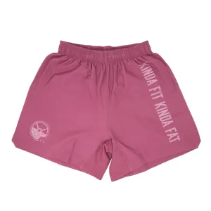 Kinda Fit Kinda Fat The Classic Premium 5.5" Training Shorts (Berry)