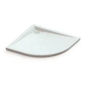 KineSurf Plus Quadrant Shower Trays Textured White with Colour Match Waste - choice of sizes