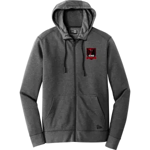 King Cobras New Era Tri-Blend Fleece Full-Zip Hoodie