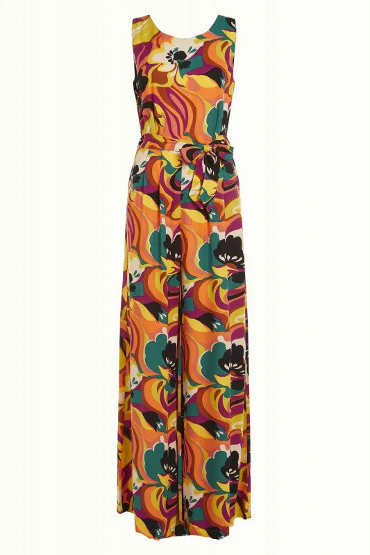 King Louie Frida jumpsuit aurelio shell orange