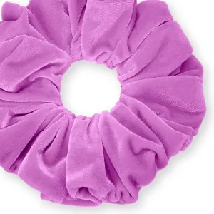 KING SIZE Velvet Scrunchies XXL Oversized Ponytail Holder Made in the USA Lilac