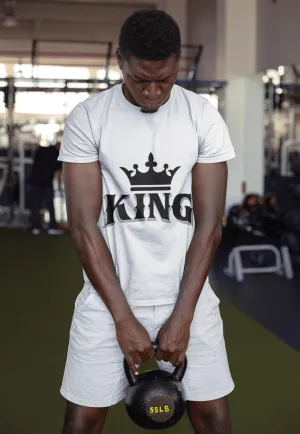 King w/ Crown (Black) Short-Sleeve Unisex T-Shirt