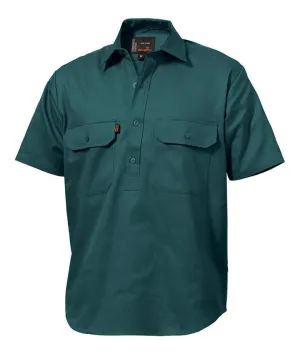 KingGee Closed Front Short Sleeve Drill Work Shirt K04060