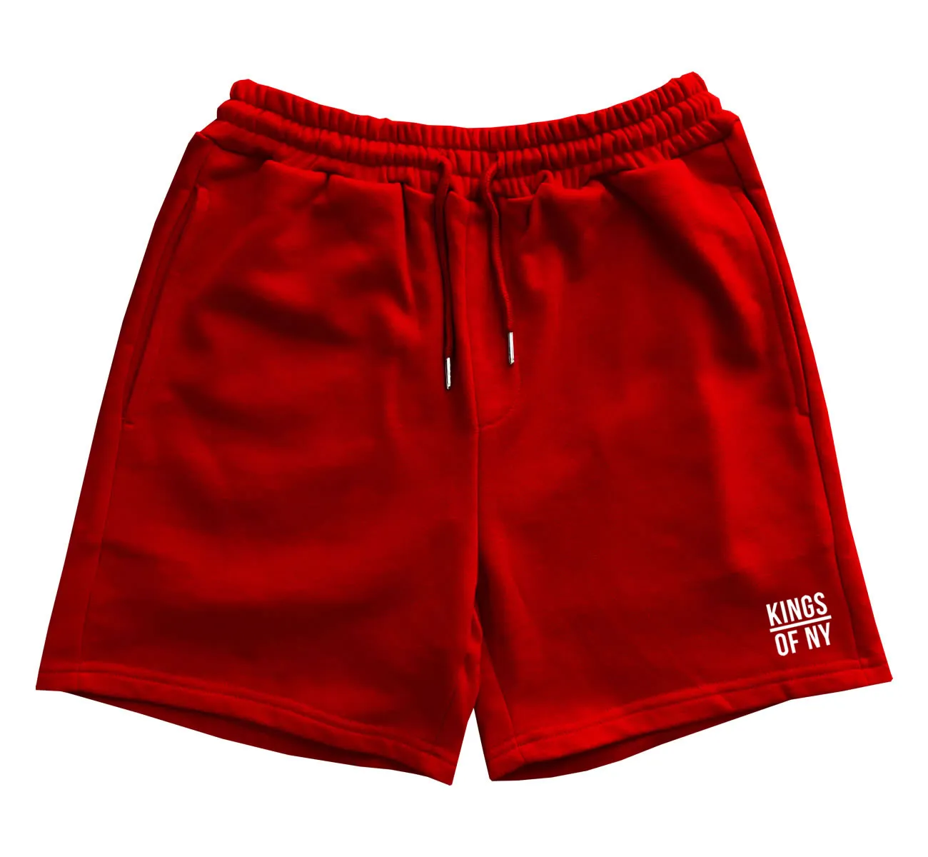 Kings Of NY Classic Logo Drawstring Mens Sweat Shorts