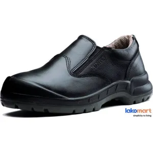 KING'S Safety Shoes Full Grain Black Leather Slip-On [KWD207] (Replaced old model KWD807)