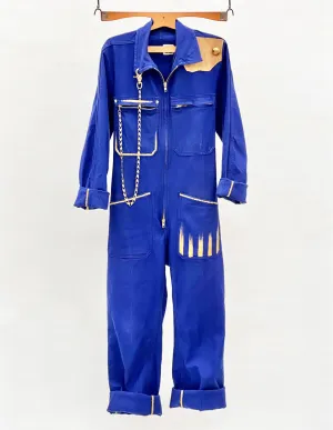 Kinney in Blue Jumpsuit