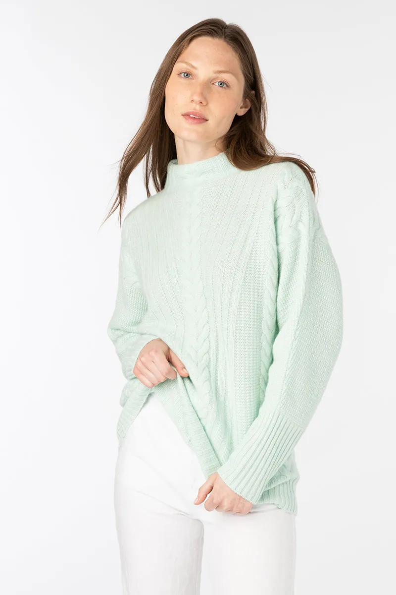 Kinross | 100% Cashmere | Luxe Funnel Neck Sweater | Women's