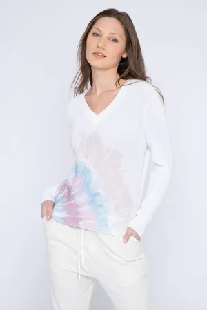 Kinross | Sunburst V-Neck Sweater | Women's