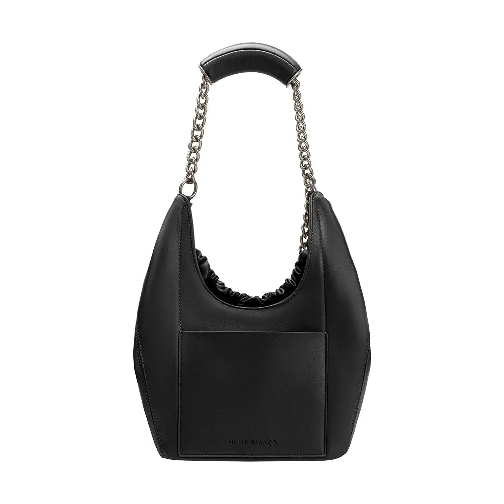 Kinsley Black Recycled Vegan Shoulder Bag - FINAL SALE