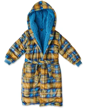 Kip & Co Cosy Tartan Kuddle Kids Robe