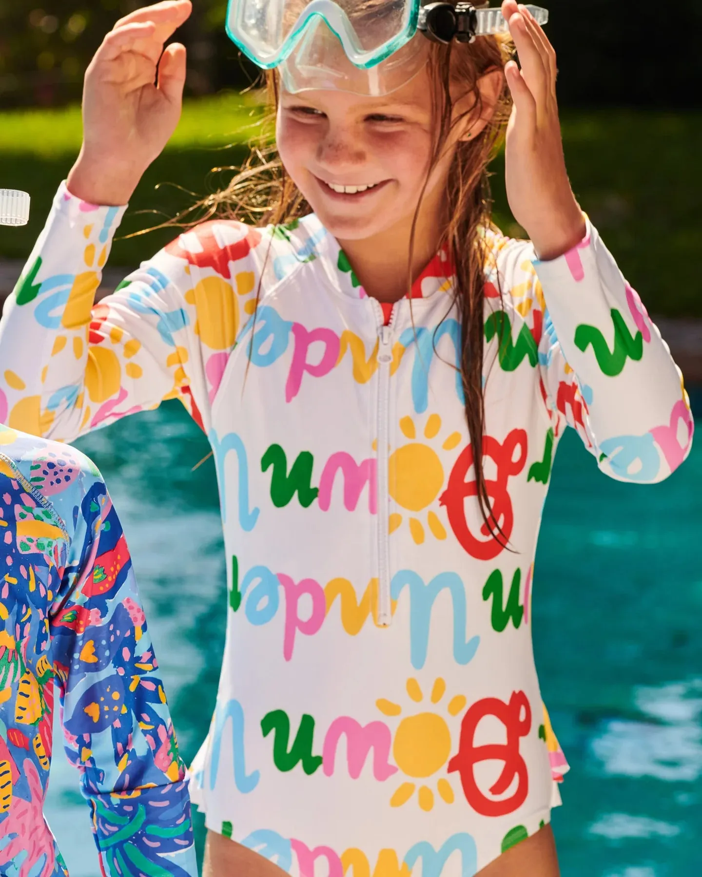 Kip & Co x Ken Done Down Under Long Sleeve Bathers