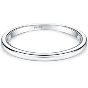 Kirk Kara "Stella" Classic Milgrain High Polished Wedding Band