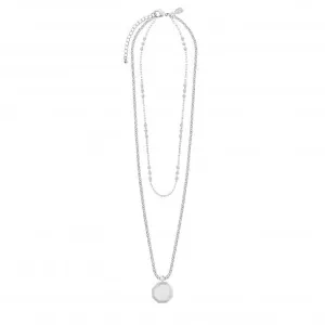 Kismet Chains Hex Silver Necklace 4814