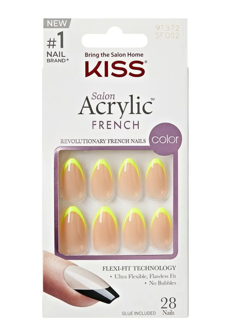 KISS | SALON ACRYLIC FRENCH COLOR- HYPE