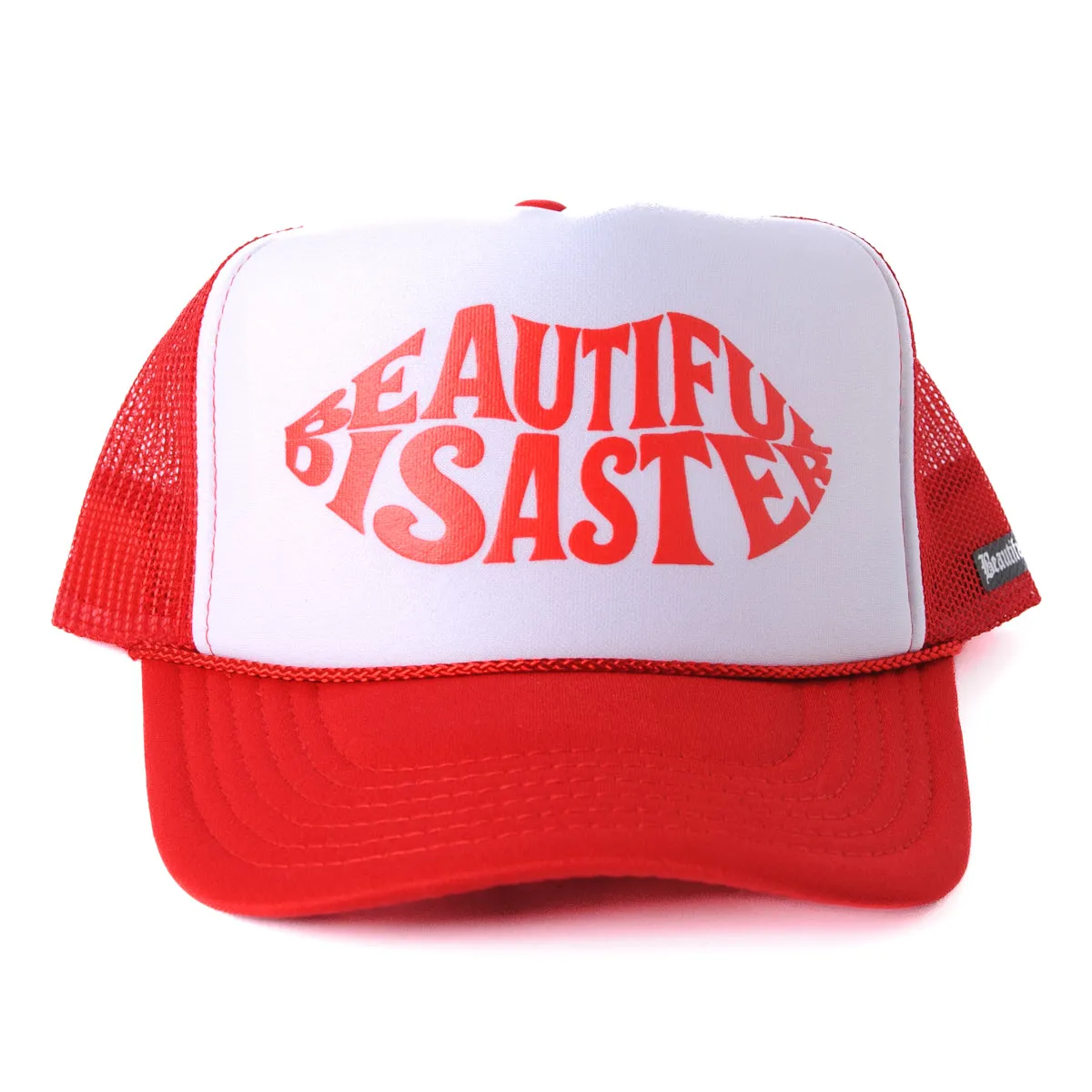 Kisses Trucker Hat - White/Red