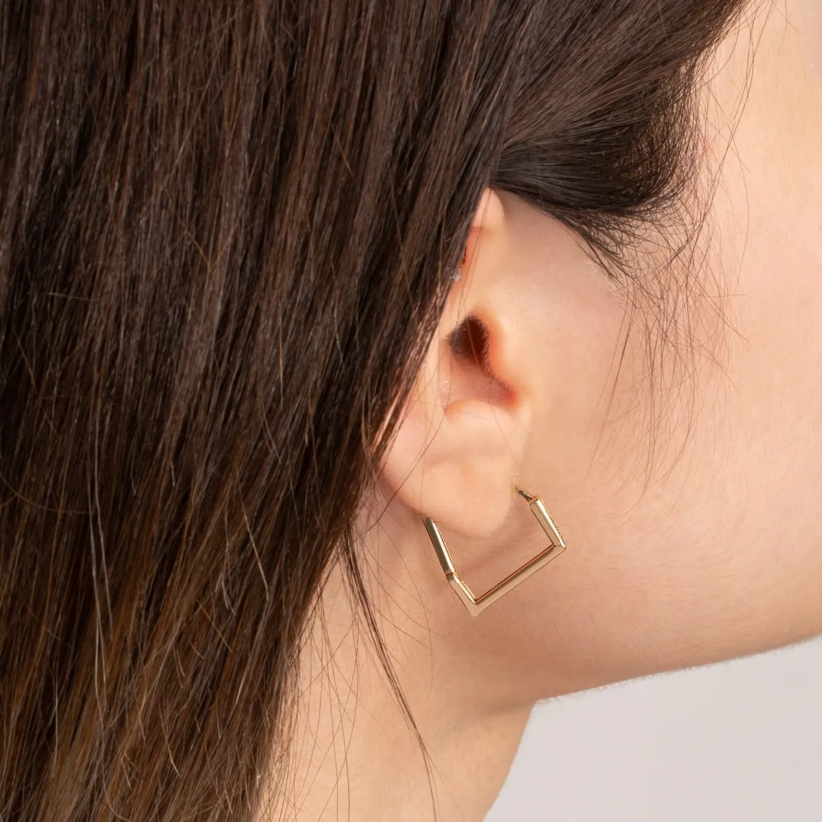 Kite Hoop Earring