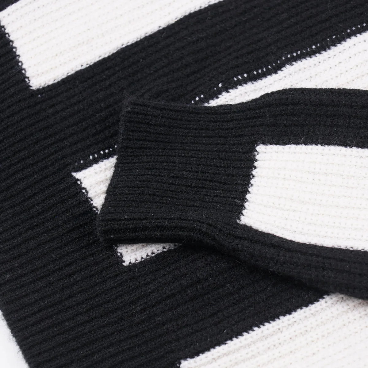 Kiton Colorblock Stripe Cashmere Sweater