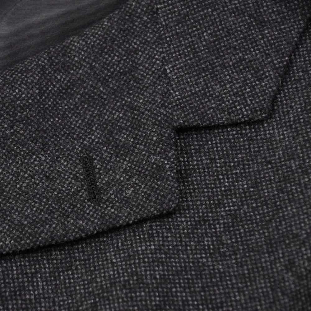 Kiton Gray Nailhead Cashmere Sport Coat