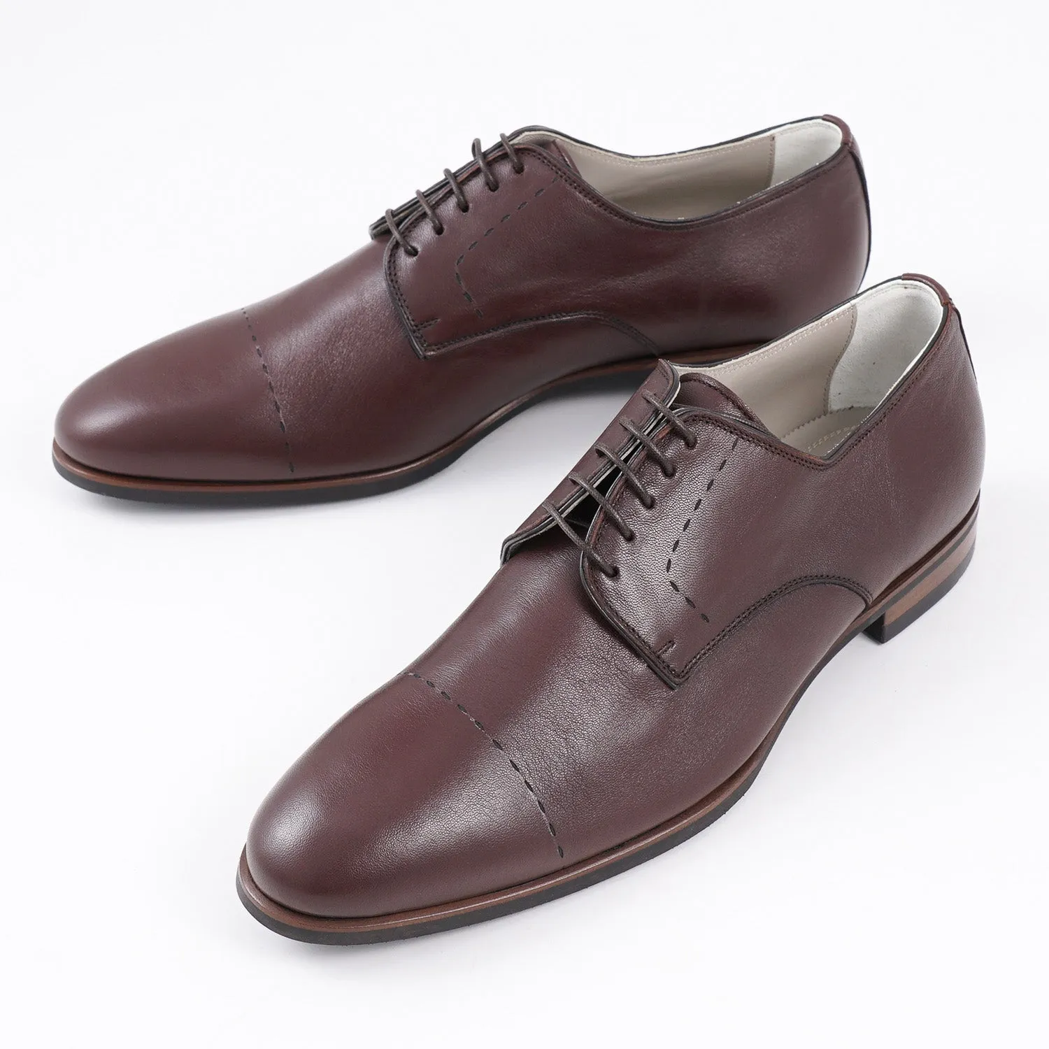 Kiton Soft Goatskin Leather Derby