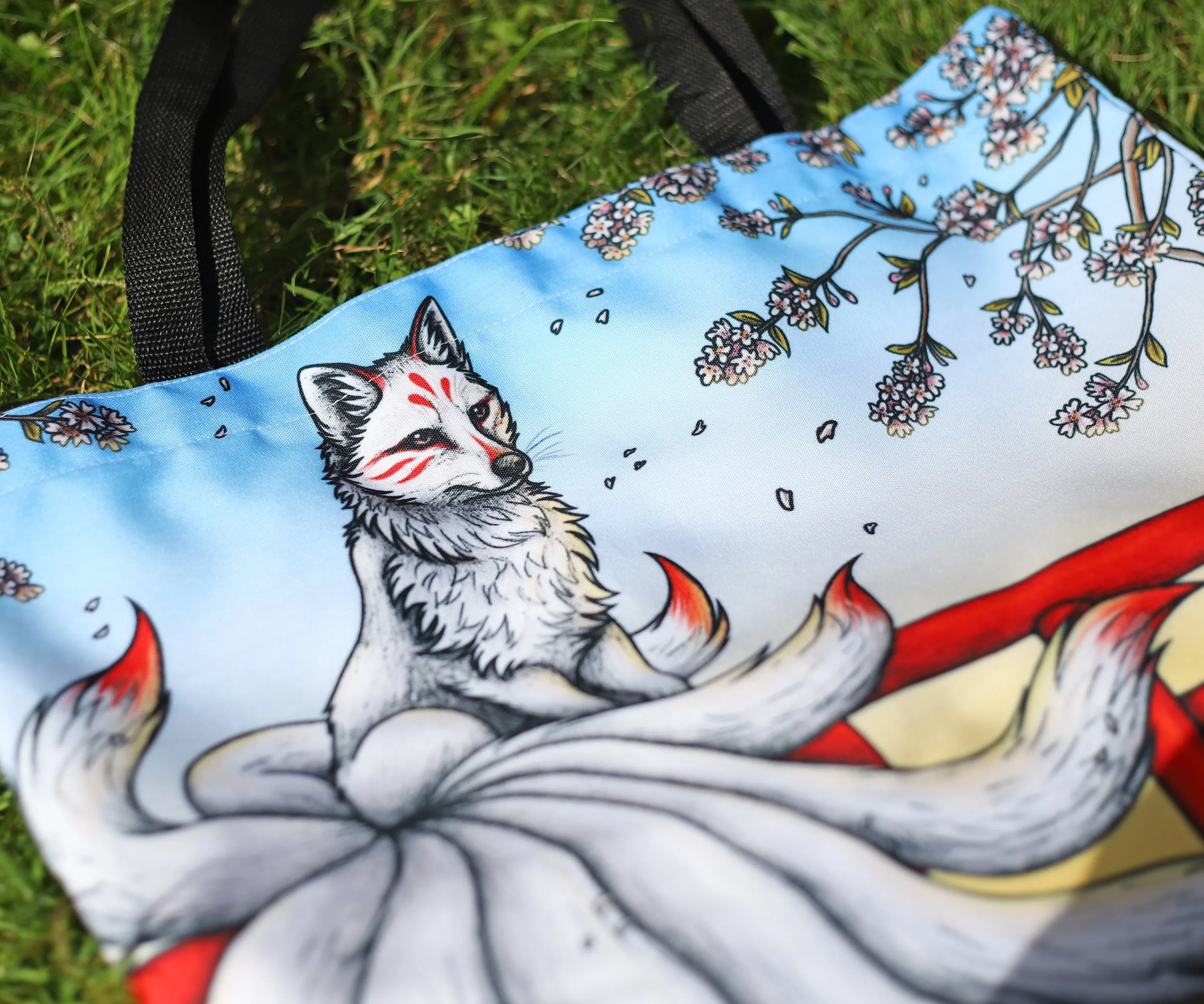 Kitsune Large Tote Bag