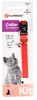 KITTEN COLLAR ZIGGI RED 15-22cm / 10mm