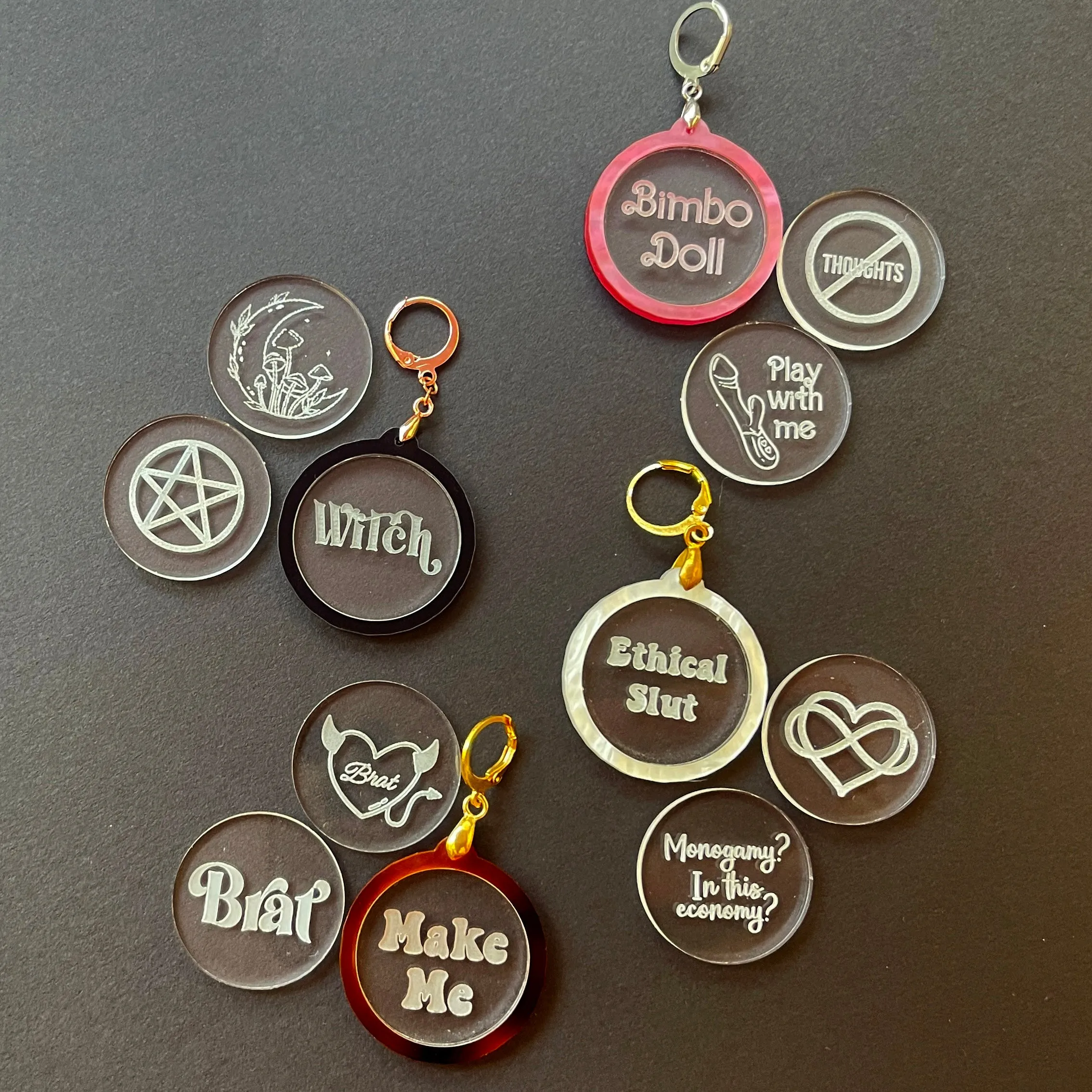 Kitten Convertible Collar Tag Insert Set