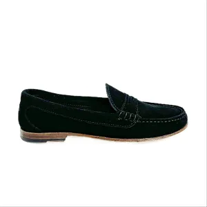 KKB Penny Loafer: Black Suede