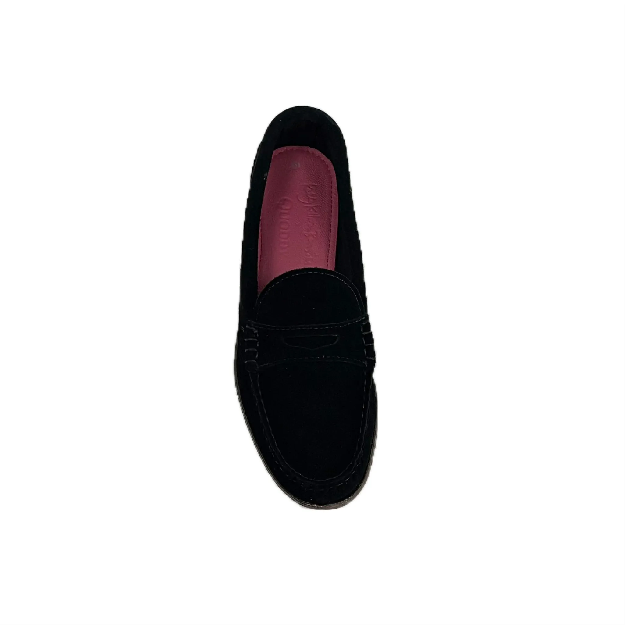 KKB Penny Loafer: Black Suede