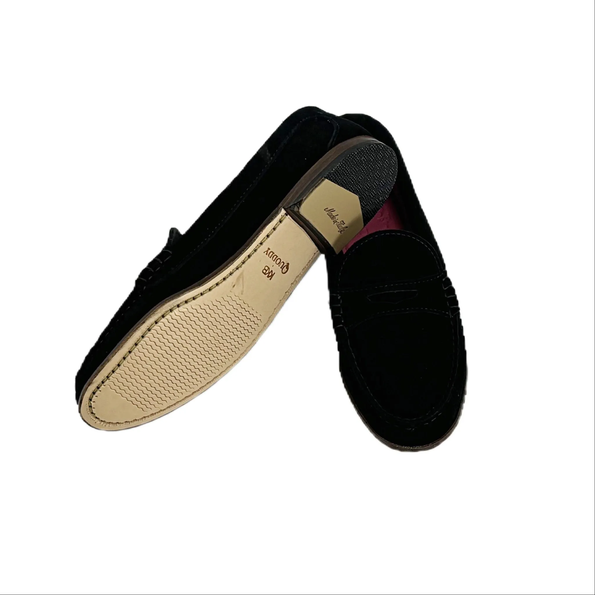 KKB Penny Loafer: Black Suede