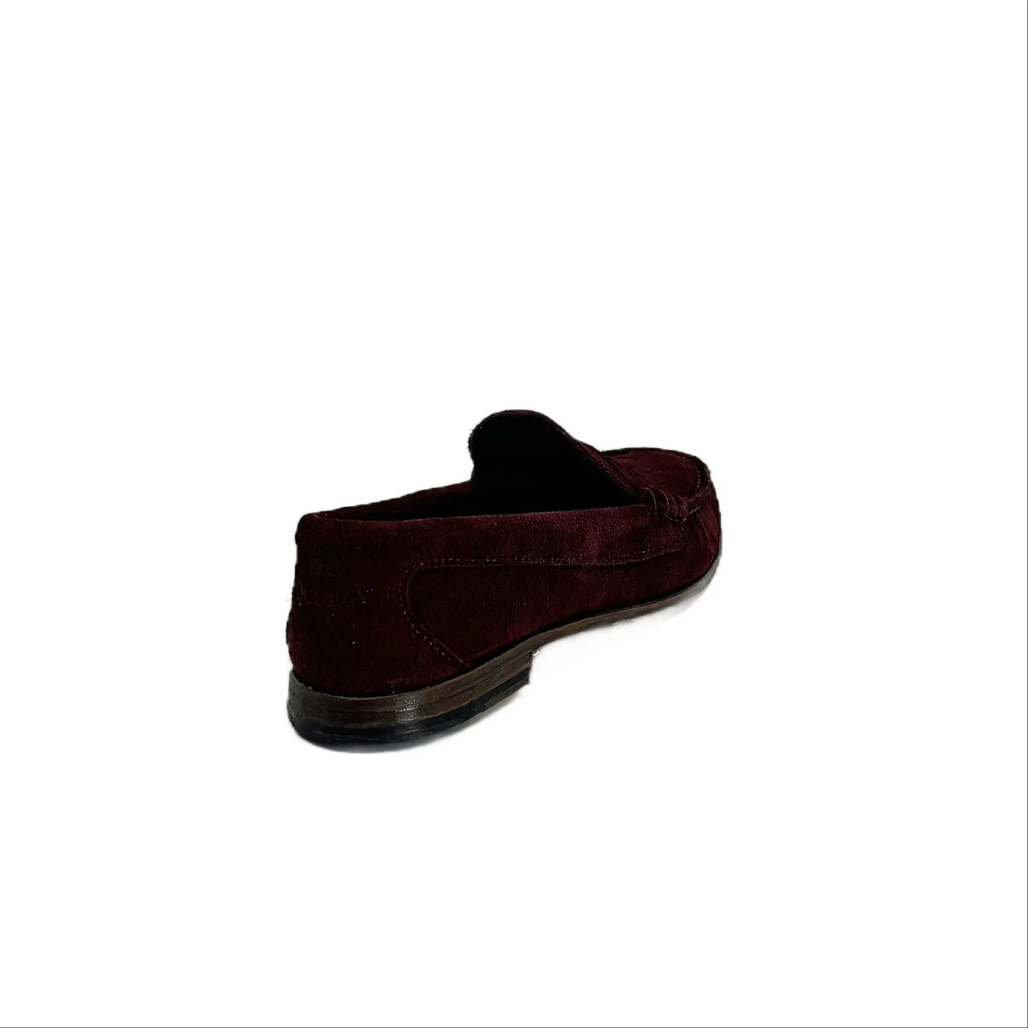 KKB Penny Loafer: Burgundy Suede