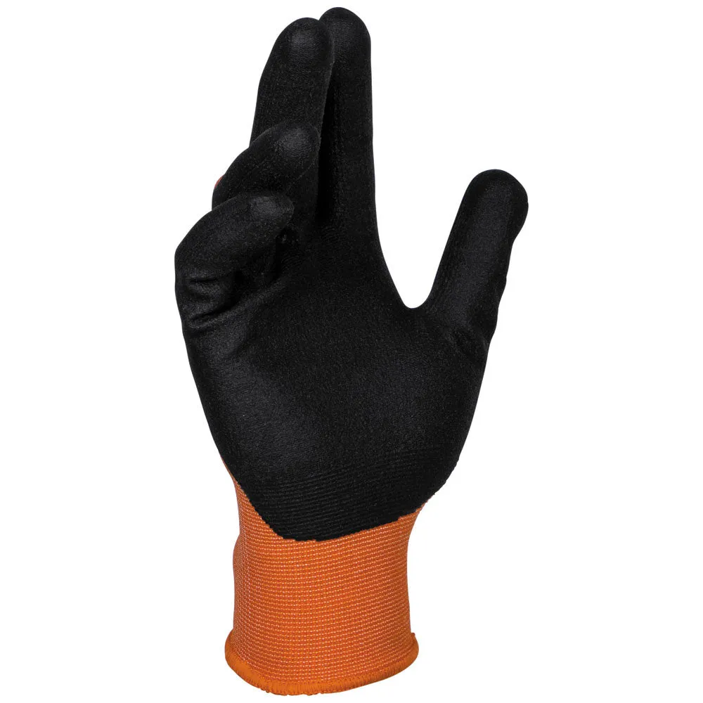 Klein 60582 Knit Dipped Gloves, Cut Level A1, Touchscreen, X-Large, 2-Pair