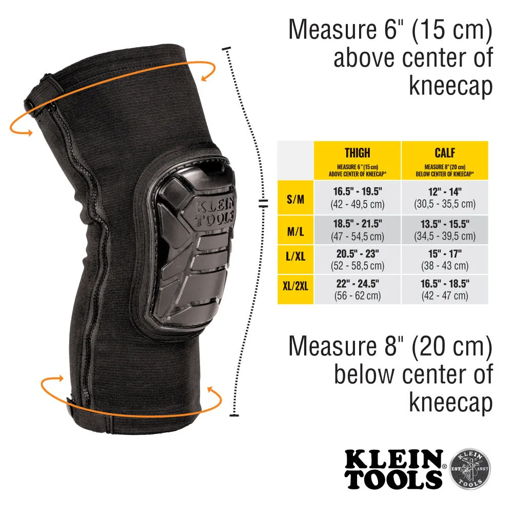 Klein 60630 Tough-Flex Knee Pad Sleeve L/XL