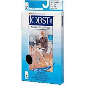 Knee-High Moderate Opaque Compression Stockings Small, Black