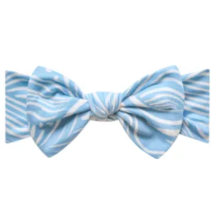 Knit Headband Bow - Surf