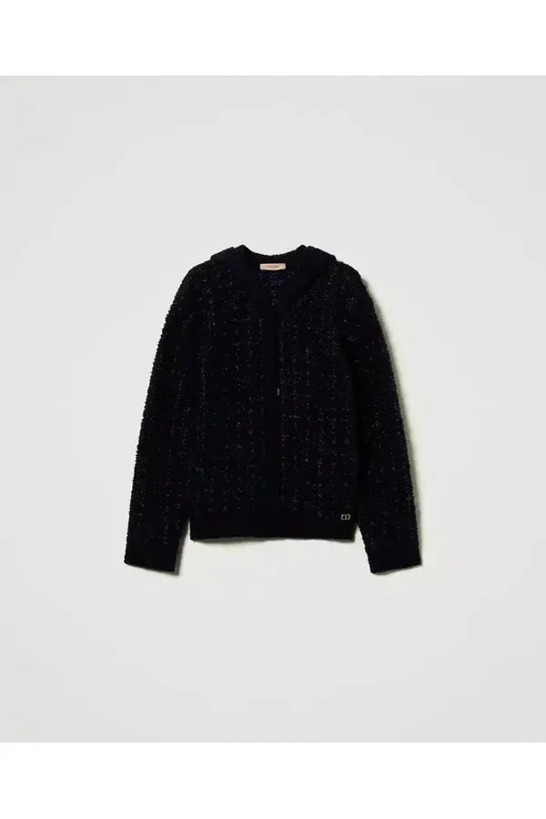 KNITTED JACKET JACQ.CHECK