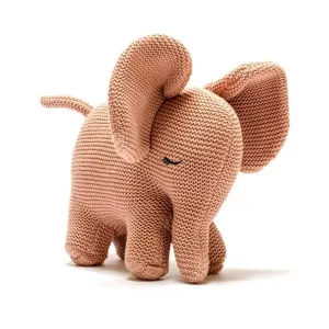 Knitted Organic Cotton Extra Large Elephant