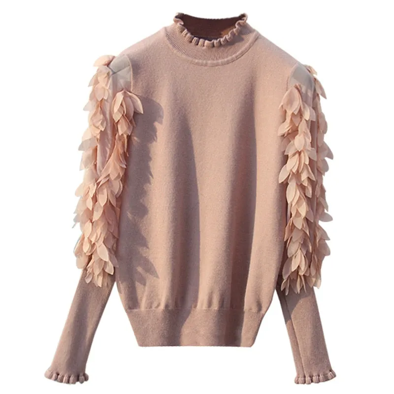 Knitted Women Sweater Spring Autumn Loose Jumper