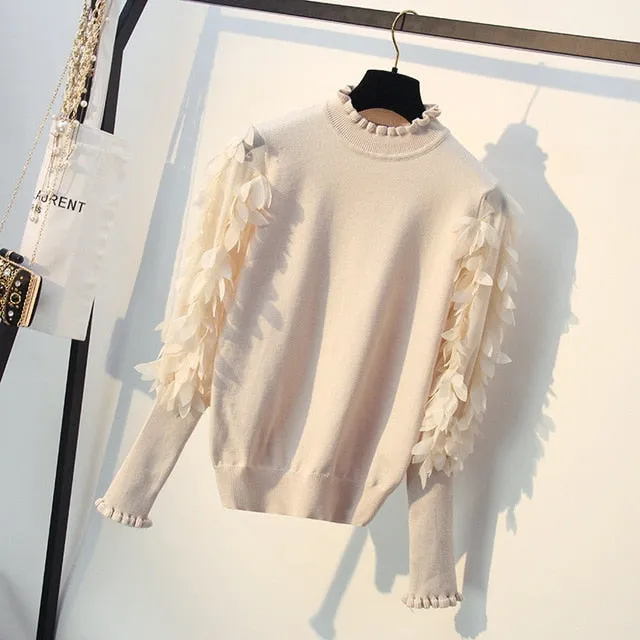 Knitted Women Sweater Spring Autumn Loose Jumper