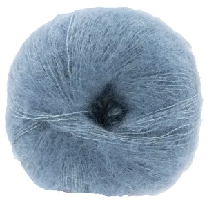 Knitting for Olive Soft Silk Mohair Yarn - Dusty Dove Blue