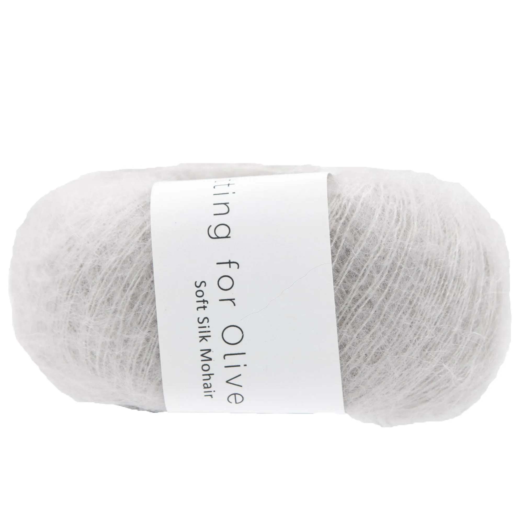 Knitting for Olive Soft Silk Mohair Yarn - Pearl Gray