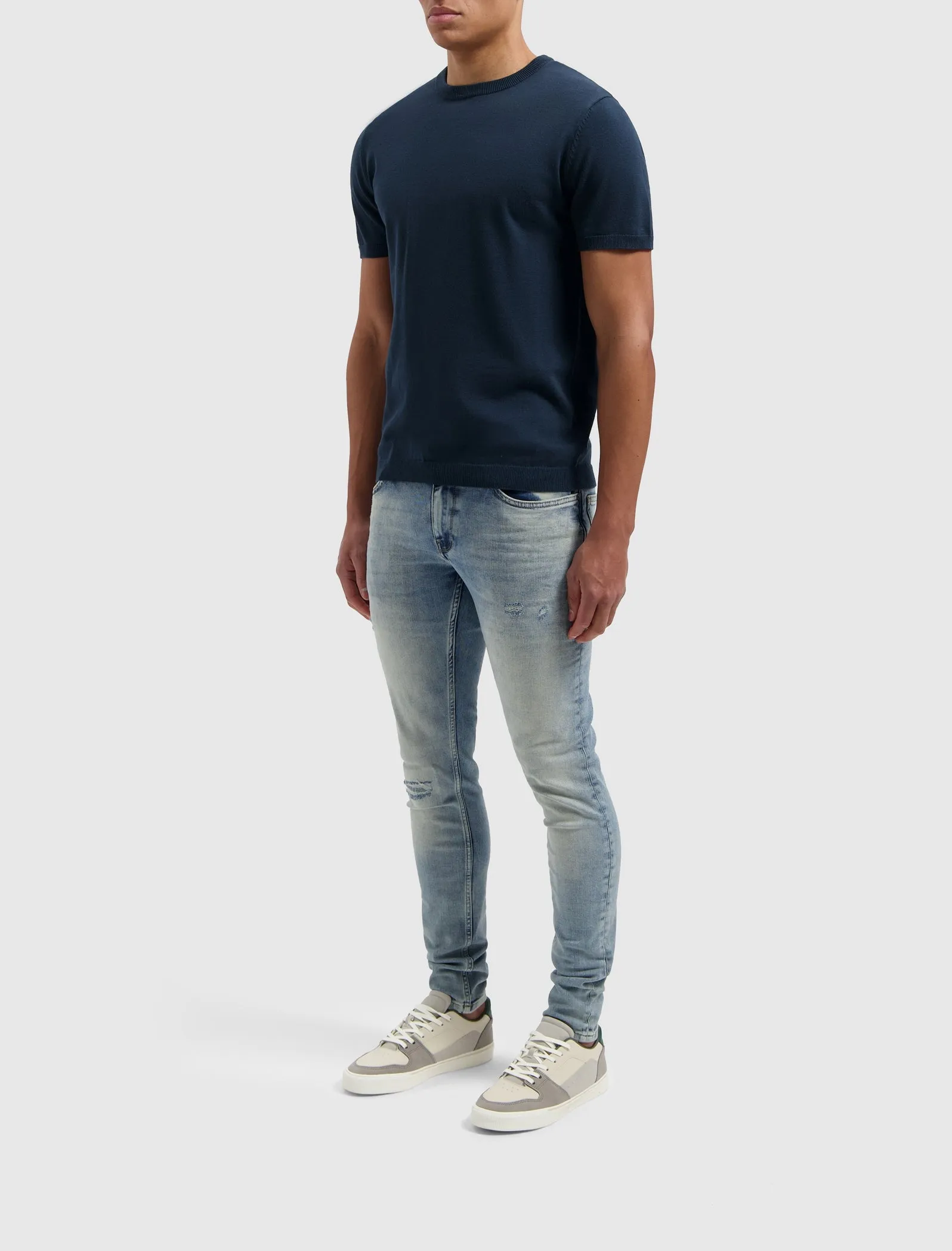 Knitwear T-shirt | Navy