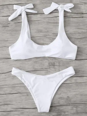 Knot Straps Bikini Set