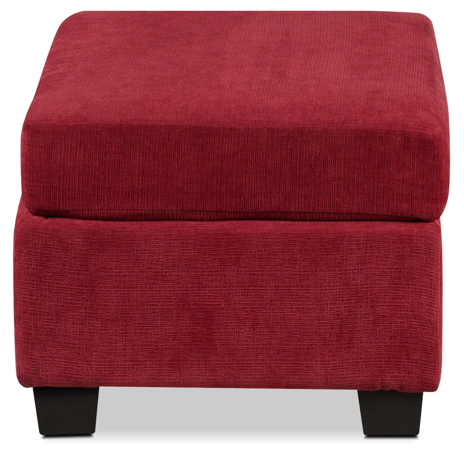 Knox Ottoman - Red