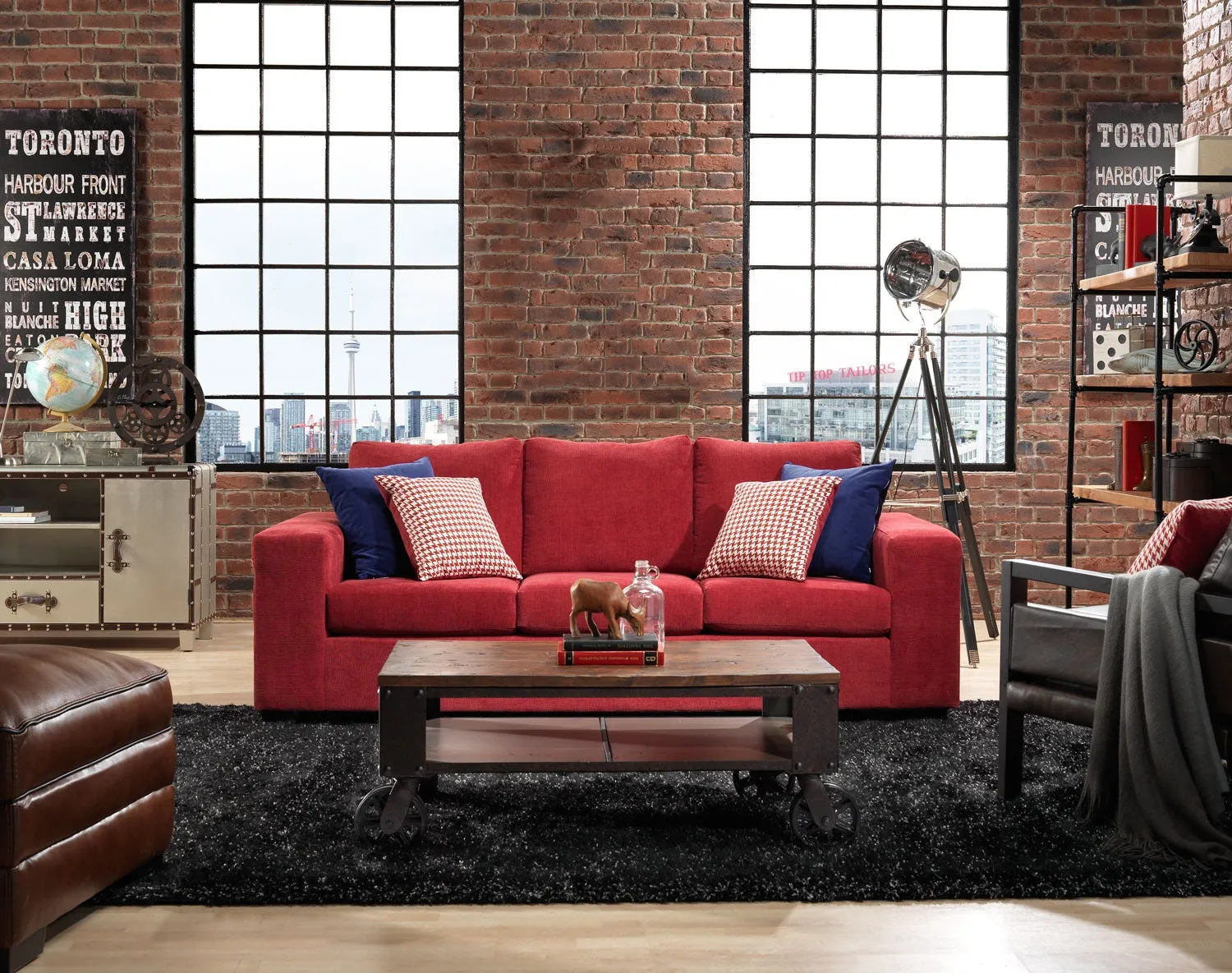 Knox Sofa - Red