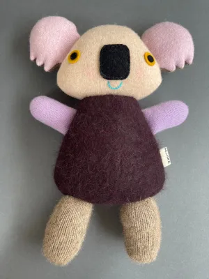 Koala - aubergine angora