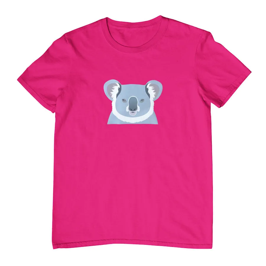 Koala Face Childrens T-Shirt (Various Colours)