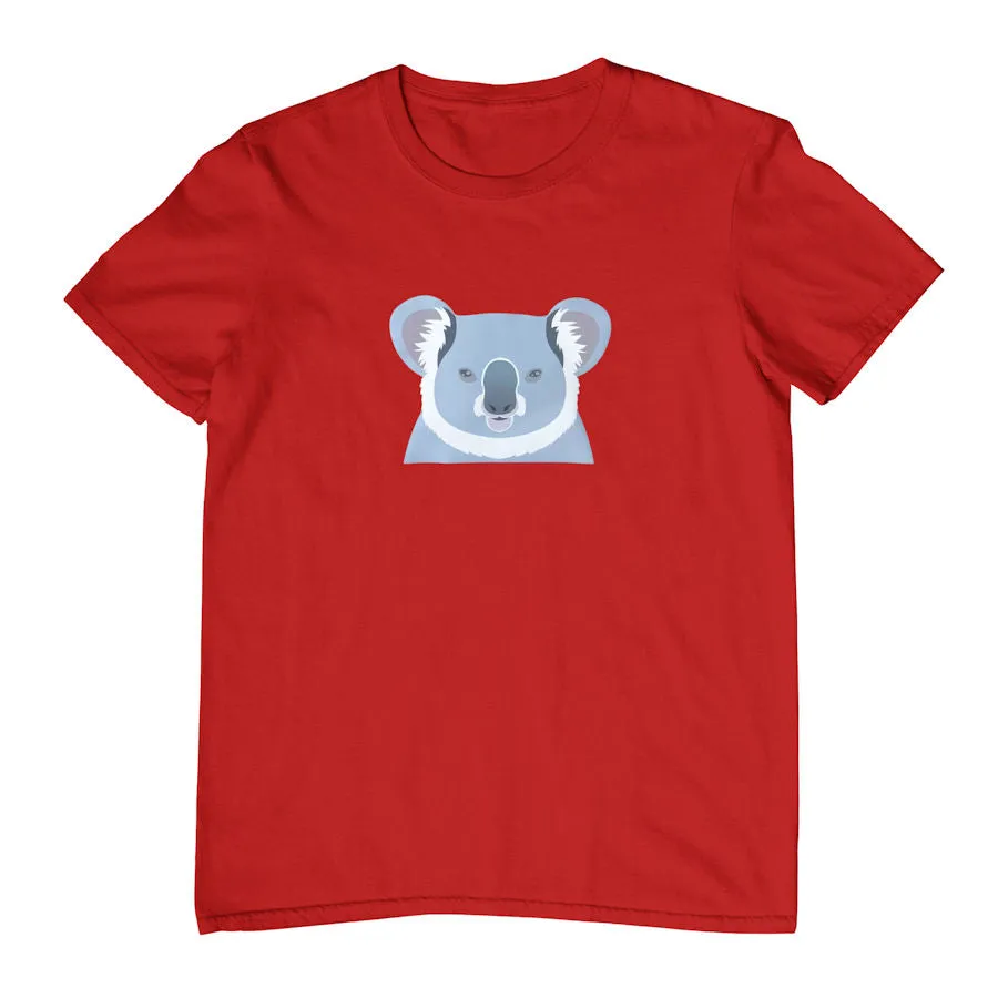 Koala Face Childrens T-Shirt (Various Colours)