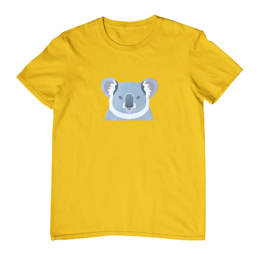 Koala Face Childrens T-Shirt (Various Colours)