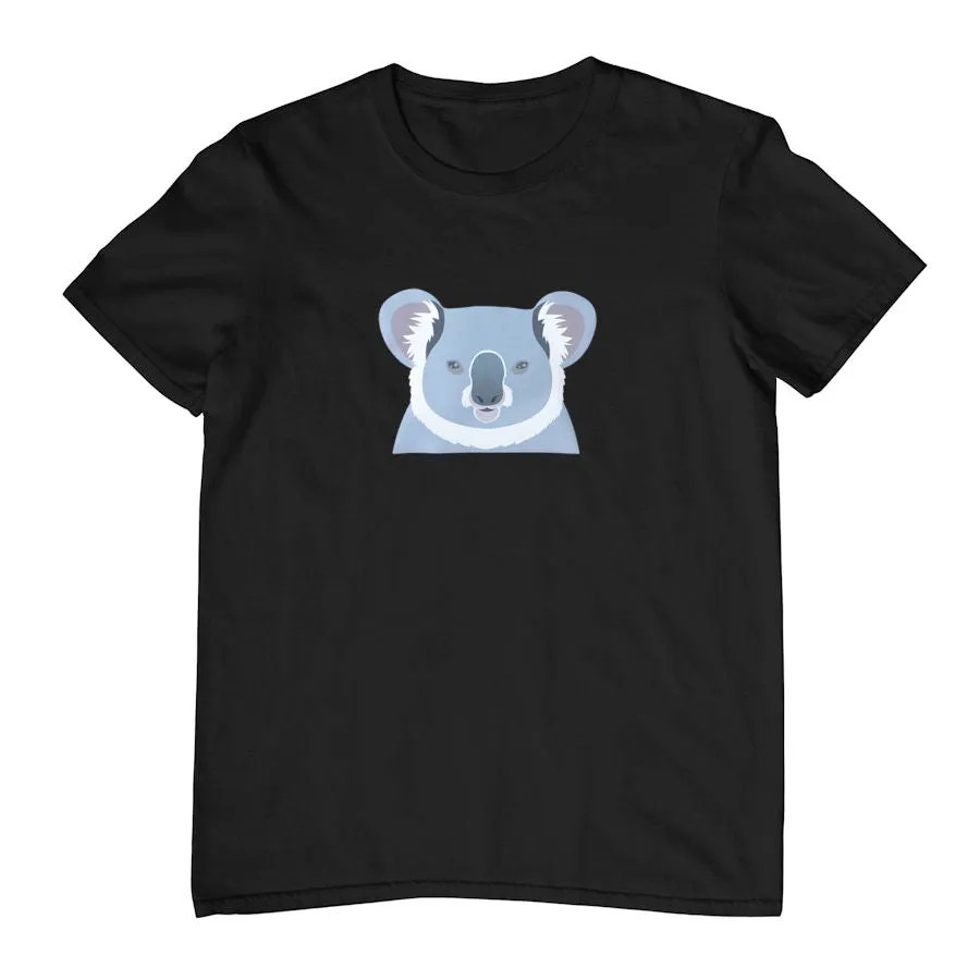 Koala Face Childrens T-Shirt (Various Colours)