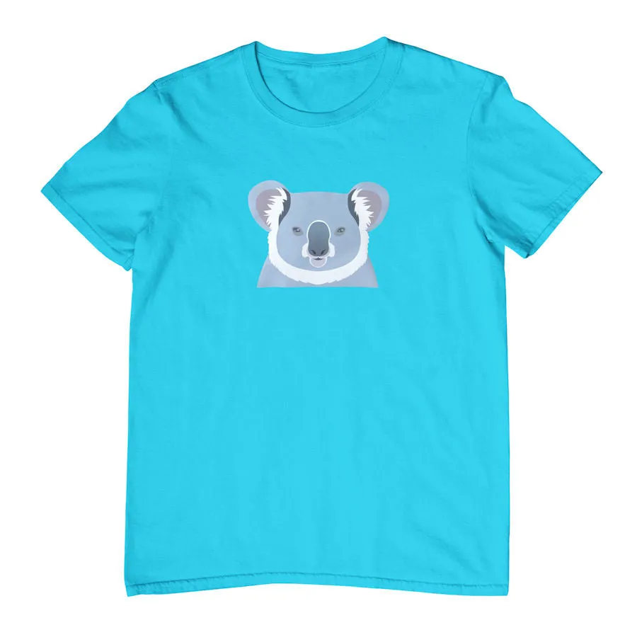 Koala Face Childrens T-Shirt (Various Colours)